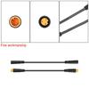 PE 3-pin Extension Cable Waterproof Electric Bicycle Wire Plug  Suitable for Electric Bicycle