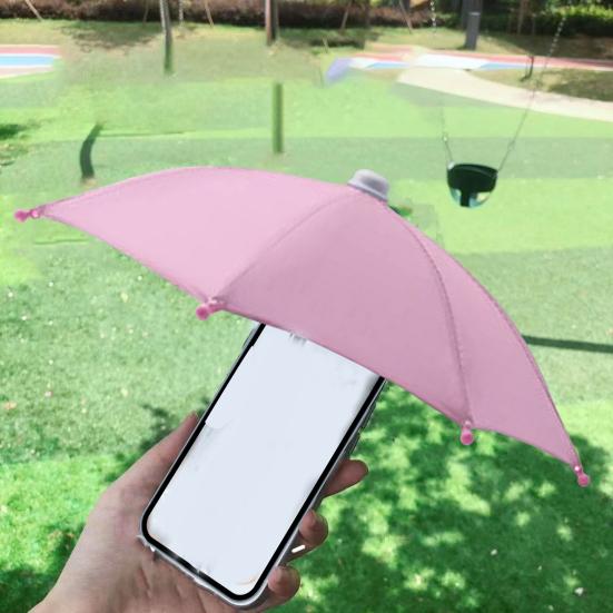 Cell Phone Umbrella Adjustable Suction Cup Phone Stand Holder Universal Outdoor Mobile Phone Sun Shade Cover Phone Accessories