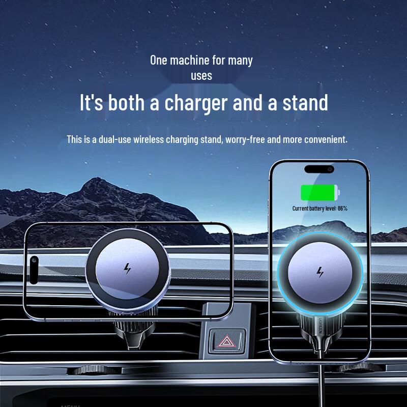 Ugreen Автомобильный держатель для телефона с беспроводной зарядкой MagSafe