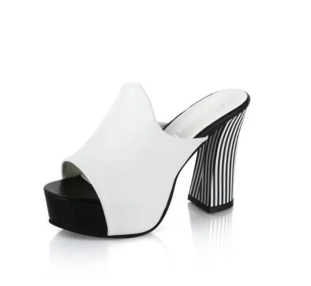 Летние сексуальные женские элегантные красные босоножки на высоком каблуке с открытым носком на платформе туфли с зебровым принтом на толстом каблуке женские модные туфли на толстом каблуке 34-40