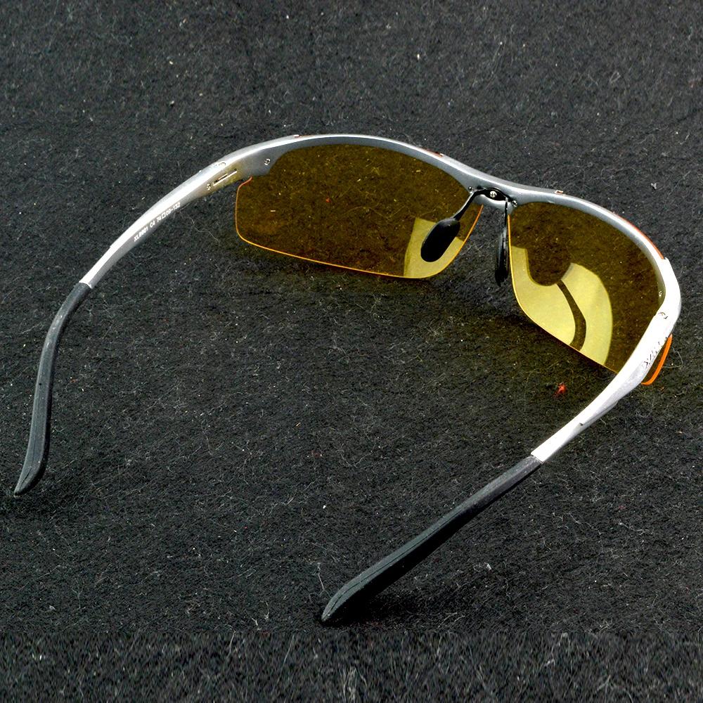 Очки для ночного вождения Мужские Желтые Ночное видение Антибликовые линзы Нескользящая носовая подушечка Профессиональный уровень Защитные очки