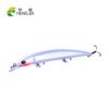 HENGJIA 8pc Minnow Fishing Lure with 3D Eyes Hook Bionic Pike Bass Bait Fishing Tool