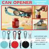 Набор консервных ножей 5-в-1 Открывалка для пивных бутылок Открывалка для бутылок Кухонный зажим для крышек 4-в-1