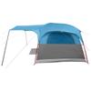 Tunnel Tent with Roof Blue 427 x 305 x 205 cm Polyester and Steel