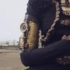 Steampunk Arm Sleeve Wrist Guard with Compass Decorative Bracer Cuff for Cosplay Carnival Theme