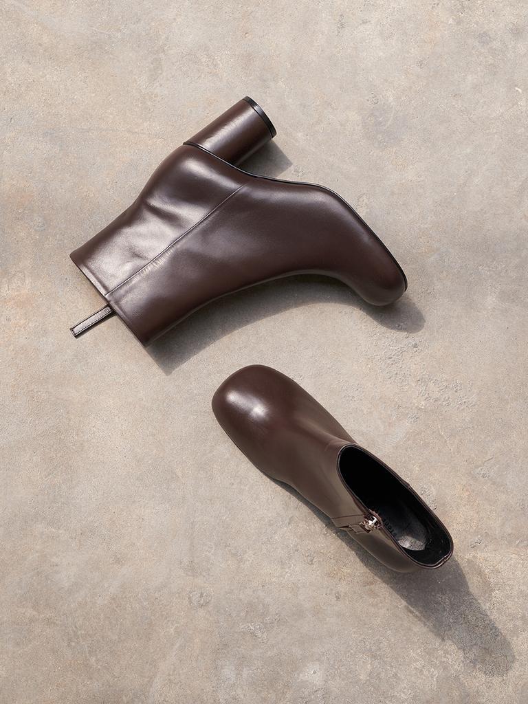 Blanc Sur Blanc Luna Ankle Boots Brown 7Cm