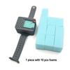 1 Set Dental Endo Measuring Block Wrist Watch with 10 Sponge Blocks Endodontic Files Drill Stand Holder Ruler Autoclavable