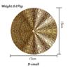 Golden Wall Decoration Pendant Nordic Light Luxury Round Wall Hanging Decor Metal Irregular Disc Wrought Iron Room Home Decor
