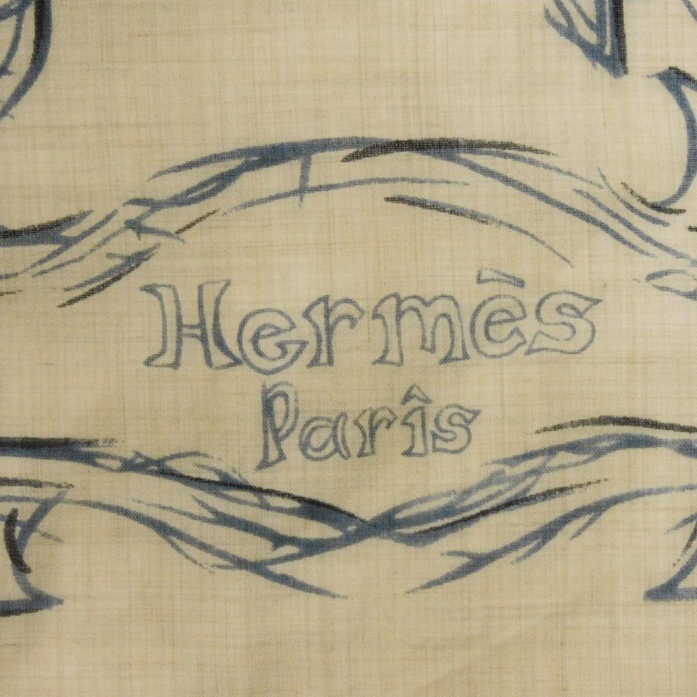 Used 9212 Cashmere Leggings Carre 90 7955 23 Stainless Steel Bridle Sketch Drawing 13768 Beige Cine Unisex from Japan