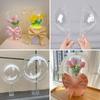 Acrylic Flower Packing Box DIY Bobo Balloons Stand  Wedding Birthday Party Decorations