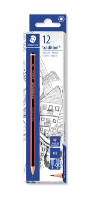 Staedtler Карандаши HB Tradition для письма и рисования, 12 карандашей, 110-HB*12
