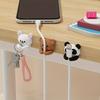 3PCS Self Adhesive Cable Clamp Desktop Cute Cable Organizer Clip Wall Mount Wire Holder Office Desk Tidy Management Wire Puller