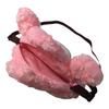 Cute Sales Plush Alpaca Face Purse, Large, Pink, F0205