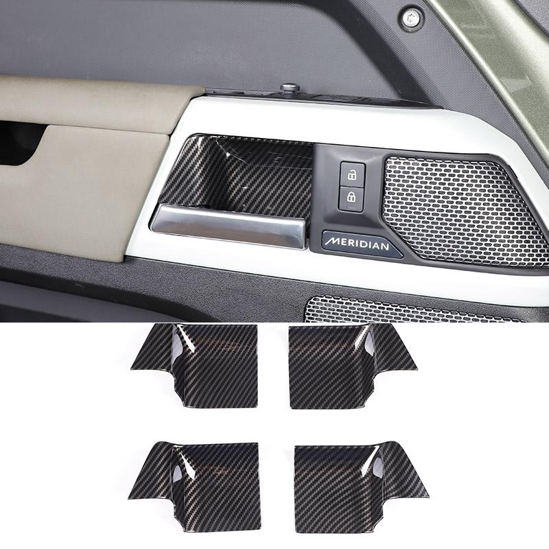 ABS Carbon Fiber For Land Rover Defender 110 2020-2024 Car Interior Modification Protection Cover Decorative Patch Accessories