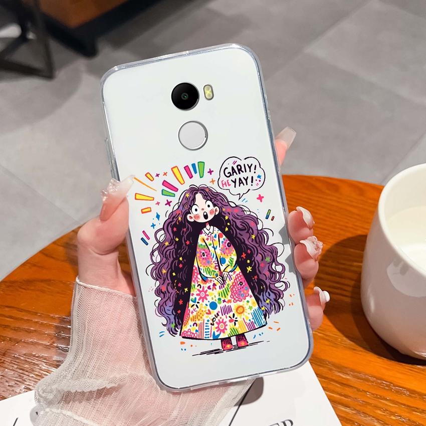 Чехол для Redmi 4 3 6 Pro 4A 4X 5A 5 Plus K90 Милый узор акулы и кошки Телефонные сумки Мягкий ультратонкий ТПУ силикон Противоскользящая оболочка для Redmi Прозрачная задняя крышка
