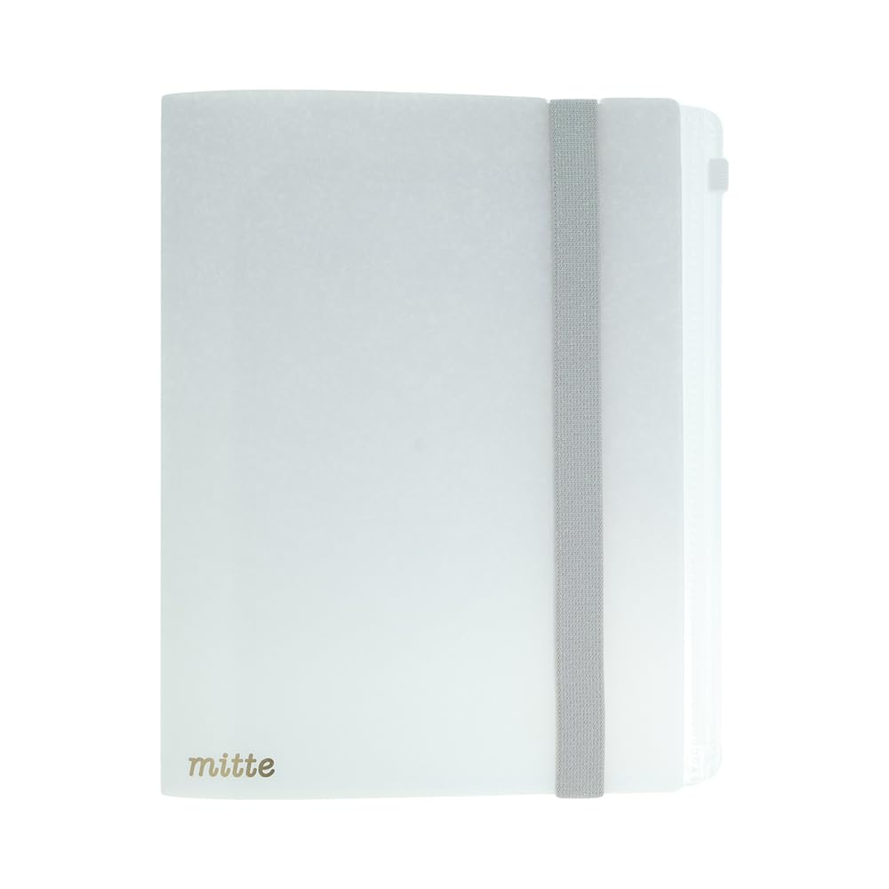 Sun-Star Stationery Clear File, Multi-functional, with Elastic Band, A5 Size, Silver Gray, S2178206