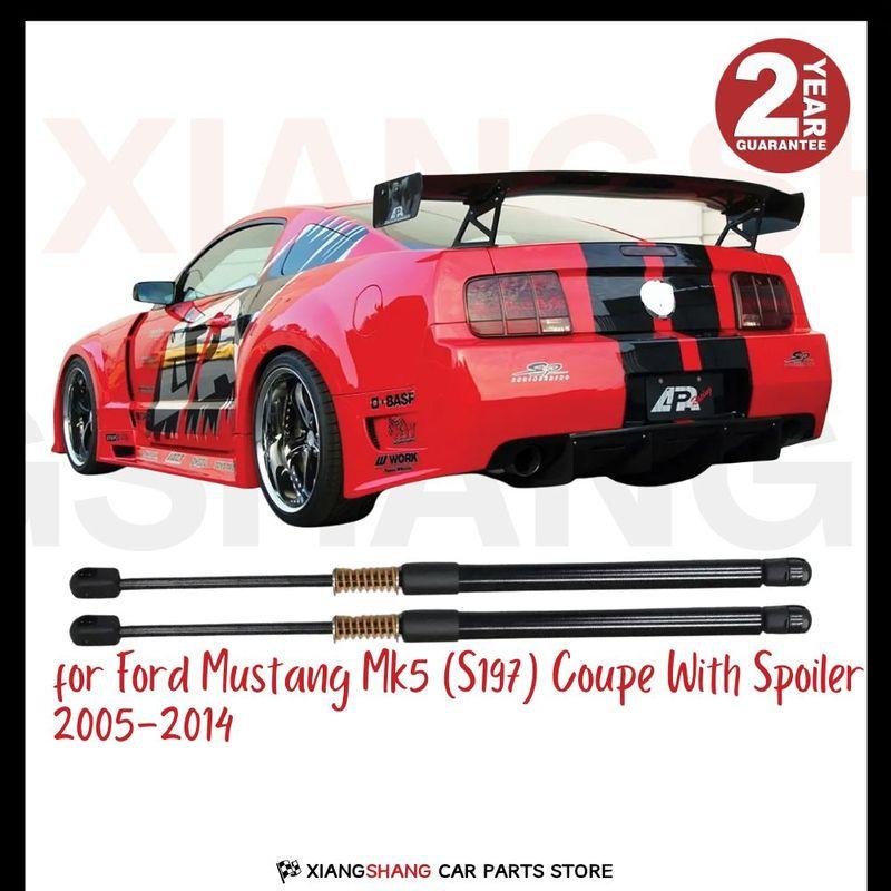2 шт. Амортизатор задней двери багажника для Ford Mustang Mk5 (С197) Купе Со Спойлером 2005-2014 С ПРУЖИНОЙ Крышка Багажника Газовые Амортизаторы Багажника