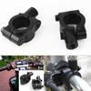 Motorcycle Rearview Handlebar Mirror Mount Holder Adapter Clamp Base 8mm 10mm 7/8" Black Aluminum Universal Motorcycle Tool