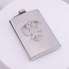 with Screw Cap Kettle Pot 304 Stainless Steel Liquor Pocket Portable Hip Flask