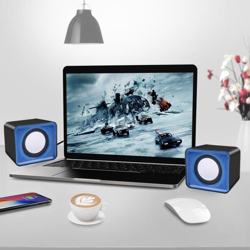 USB-музыкальные колонки, мини-музыкальные стереодинамики для мультимедийного настольного компьютера, ноутбука