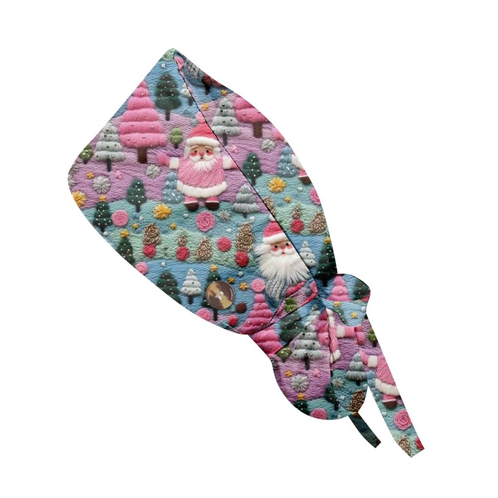 Модная рождественская рабочая кепка с принтом, повседневная женская кепка с хвостиком, кепка с повязкой, кепка Baotou