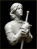Young Miniature Medieval Female Knight Wind from Orleans Bust Resin Kit YH1873 1/10