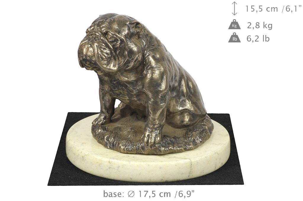 Bulldog III - Dog Figurine, Dog Silhouette Figurine, Trophy for Art-Dog Dog Show Exhibition