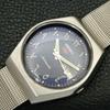 VINTAGE SEIKO 5 AUTOMATIC JAPAN 6309A MENS ARABIC BLUE DIAL WATCH A701373-5 R206a-a701373