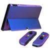 eXtremeRate Switch OLED Backplate PC Compatible with Switch Handheld Includes Kickstand and Full Button Set & Stand, Joy-Con Controllers, [Chameleon