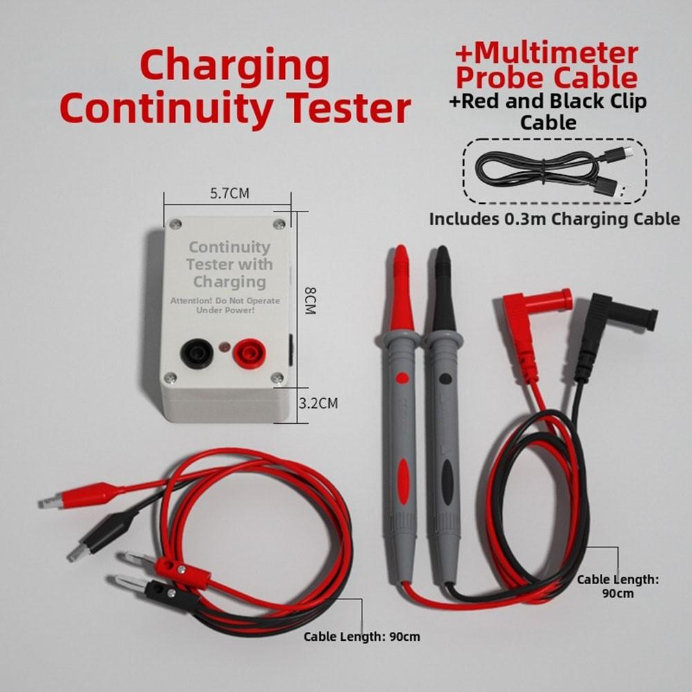 Audible Alarm 100 DB Continuity Tester 9V Buzzer Tester Indicator Light