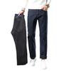 Afylln Denim Stretch Thermal Indigo Size W34 Men's Fleece-Lined Pants, Jeans, Pants, Blue,