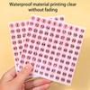 1 лист(1-100) Наклейка с номером Этикетка для лака для ногтей Цветные подсказки Дисплей Маркировочные наклейки Руководство по номерам Инструменты для маникюра своими руками