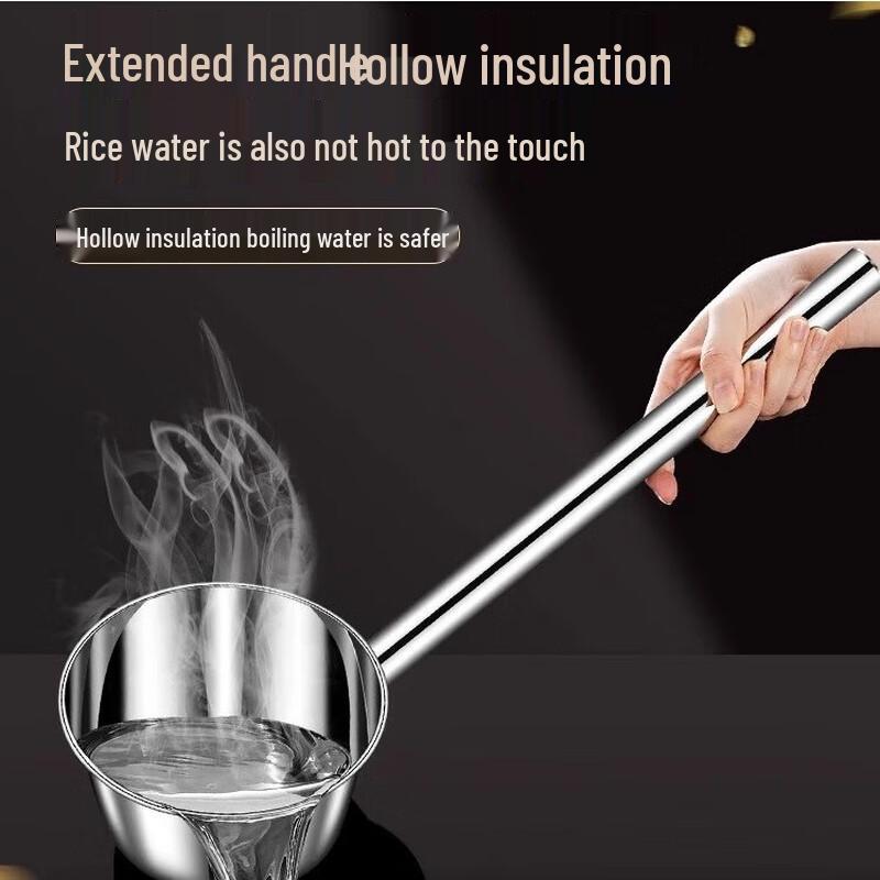10-Pack 1300ml Stainless Steel Long Handle Water Ladles