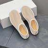 Fashion Mesh Women's Flat Shoes 2025 Summer New Semi Transparent Low Order Shoes Versatile Breathable and Simple Grandma Shoes Ladies
