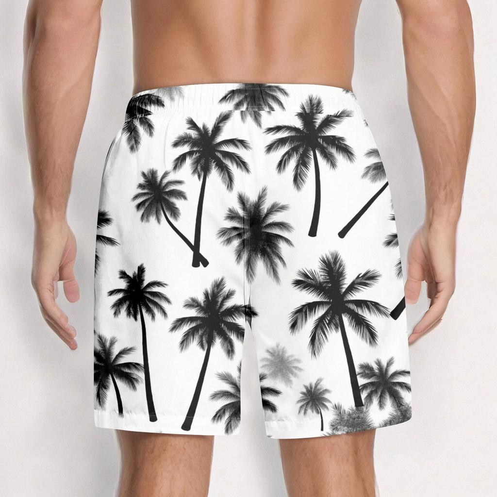 Men's Hawaiian Lace-up Shorts Casual Pants