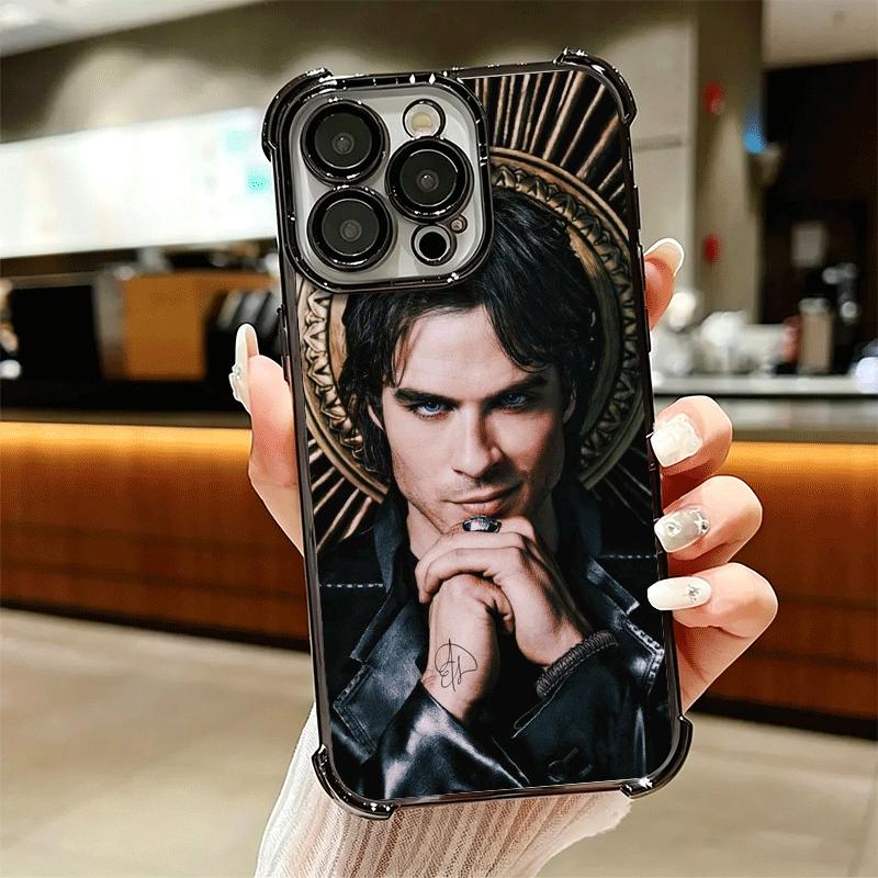 Мягкий чехол для телефона Дневники вампира Для iPhone 15 16 17 Air 14 Pro Max 16E Plus 13 12 Mini Покрытие Защита от падений Fundas