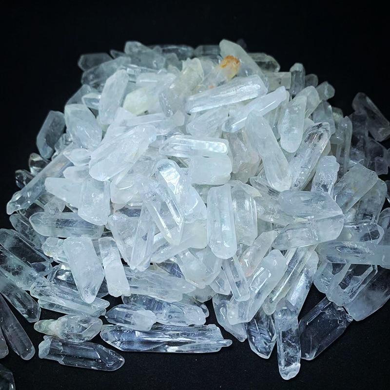 Натуральный оригинальный камень Белый кристалл Шестиугольная призма Полированный кристалл Колонна Украшения Колонна Шестиугольная призма