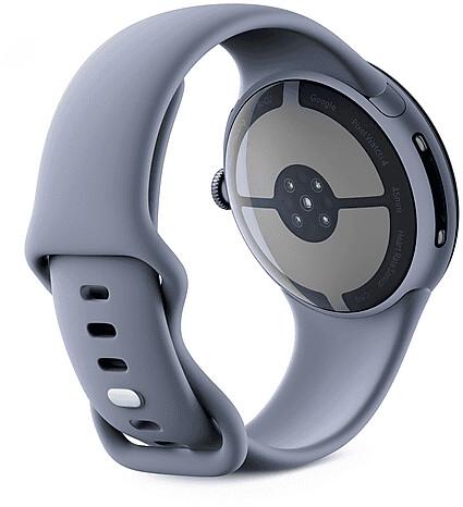 Google Pixel Watch 4 45 мм 4G Сатиновый Лунный камень/Лунный камень