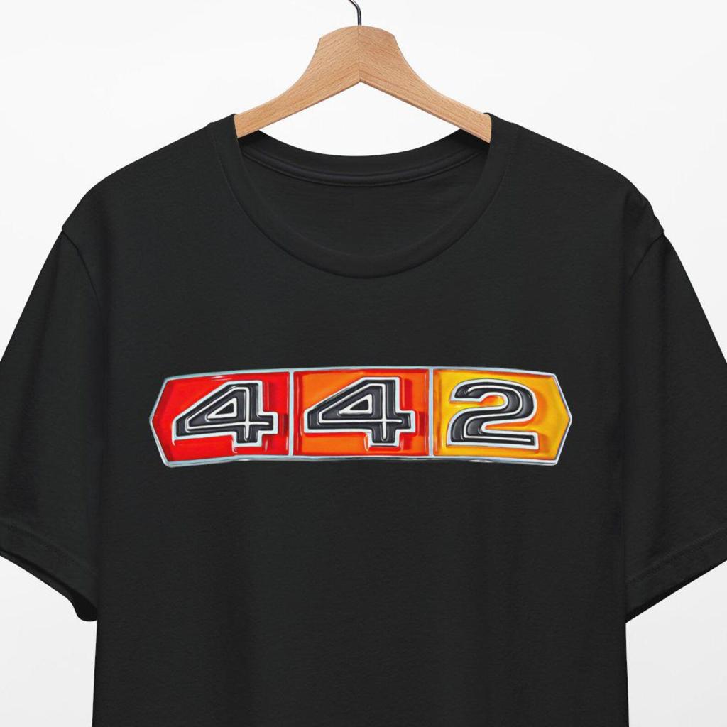 Oldsmobile Cutlass 442 T-Shirt and kids tshirt Olds emblem muscle car V8 horsepower