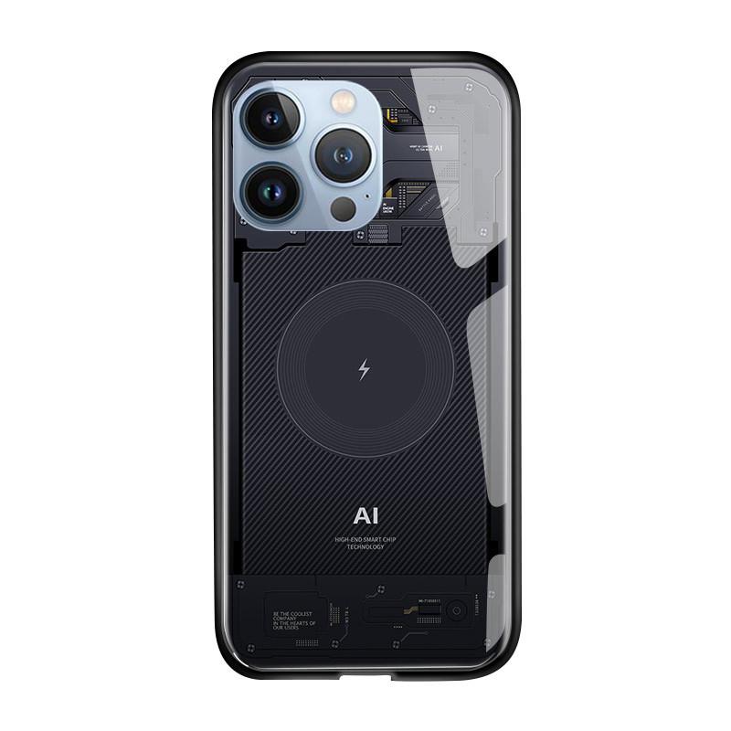Чехол для телефона из закаленного стекла для iPhone 11 12 13 14 15 16 17 Redmi 10 12 14C Note10 Note14 Xiaomi 11Lite PocoC75 Мягкий край Ударопрочный Гладкий чехол