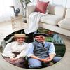 Anne of Green Gables pattern round rug,Carpet Rug for Living Room Bedroom Playroom ,Non-slip Floor Mat,Holiday Gifts and Birthday Gifts.