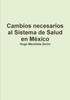 Книга Cambios Necesarios Al Sistema De Salud En Mexico