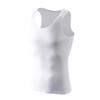 Men's Slim Fit Sleeveless Round Neck Vest - Breathable, Elastic, Solid Color Summer Sportswear