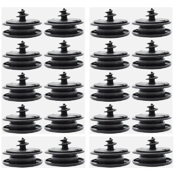 Universal Car Carpet Clip Clamps Fixing Grips Floor Mat Fastener Holders 40 set