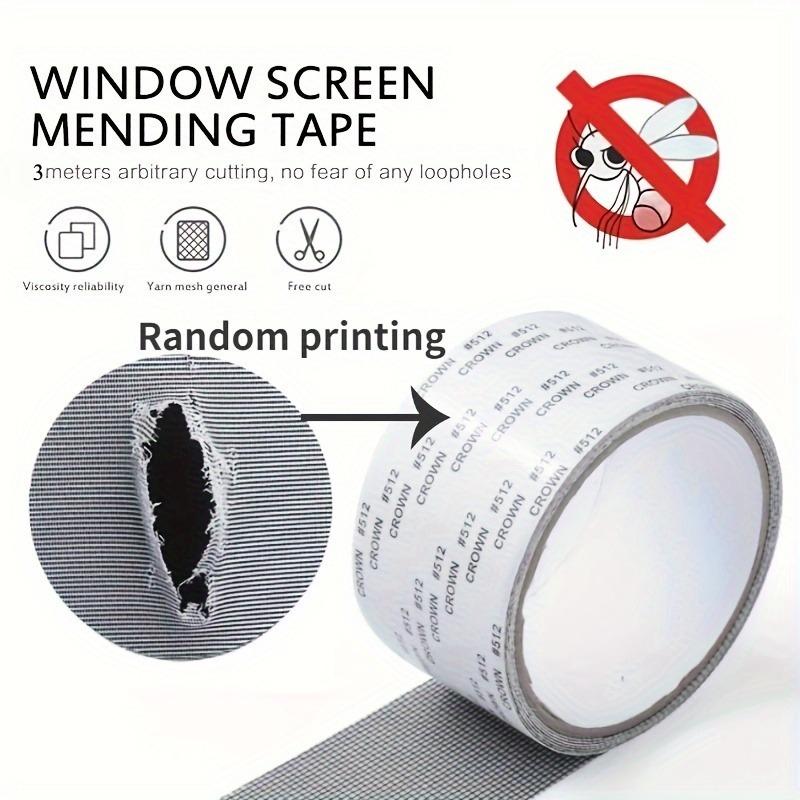 Summer Insect Screen Window Repair Patch. Sand Window Leak Repair Mesh Repair Tape Self-Adhesive. Essential Household Items