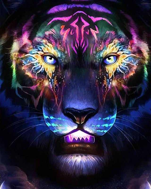 Набор для алмазной живописи животное 5D DIY Алмазная вышивка Белый тигр картинки из стразов мозаика распродажа набор для рукоделия