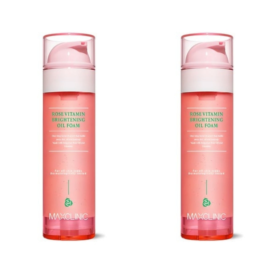 Maxclinic Rose Vitamin Brightening Oil Foam 110ml*1Pc/2Pcs/3Pcs