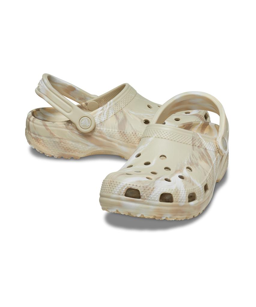 Crocs Classic Мраморные Когти - Костяной/Разноцветный / 206867-2Y3