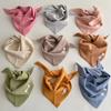 Windproof Triangle Scarf Coldproof Warm Neckerchief Simple Kids Collar  Autumn Winter