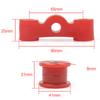 Car Accessories Gear Lever Bushing Performance Polyurethane Red + Silver Suitable For D Series Engines For D Series Engines